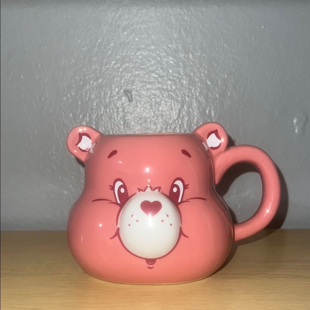 Pink Bear Face Mug